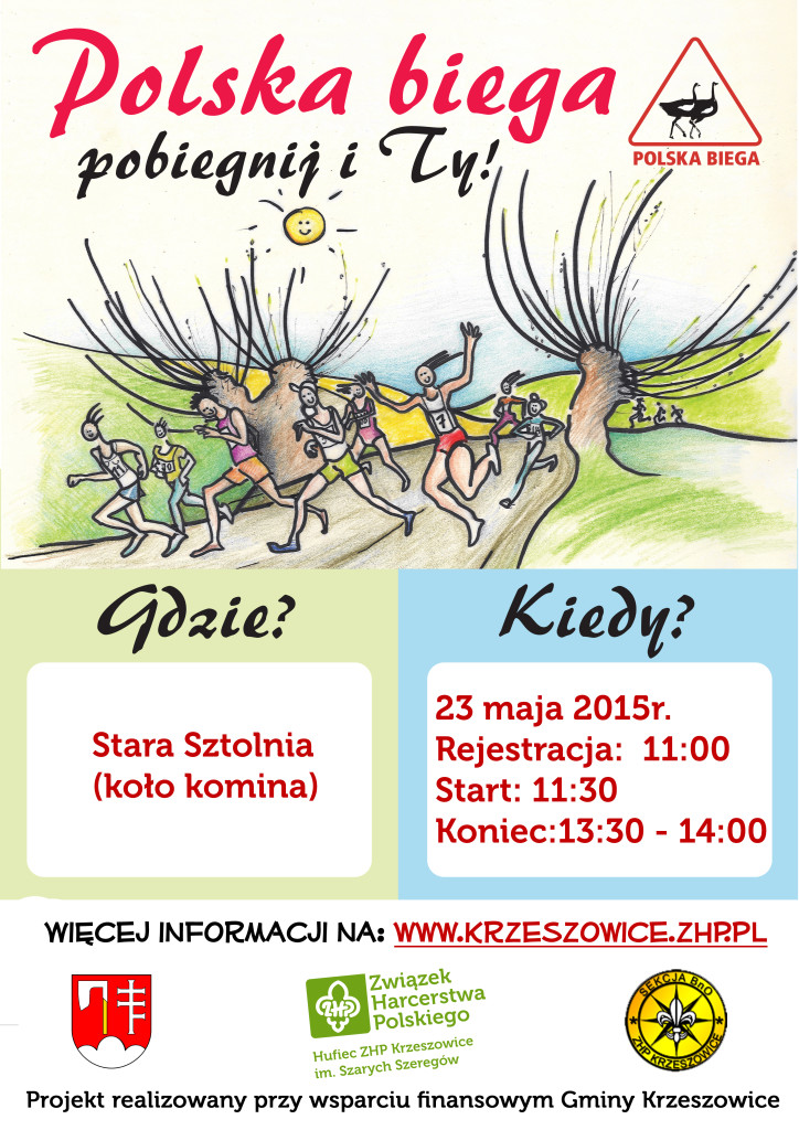 Plakat BnO "Polska Biega" 